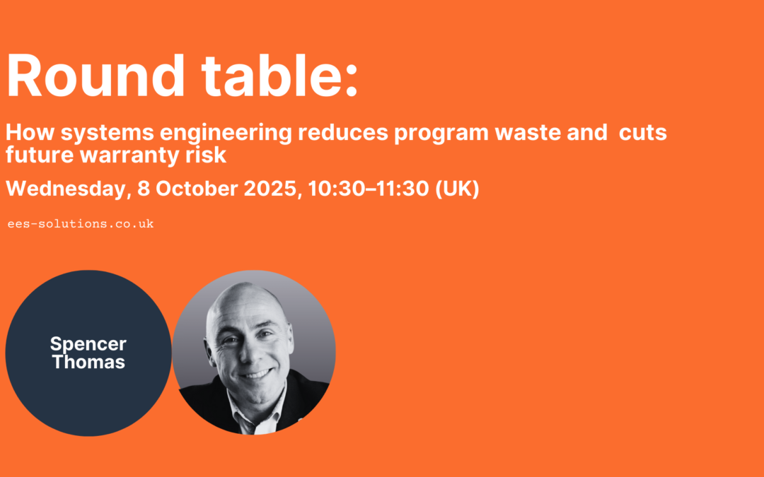 How systems engineering reduces program waste and cuts future warranty risk